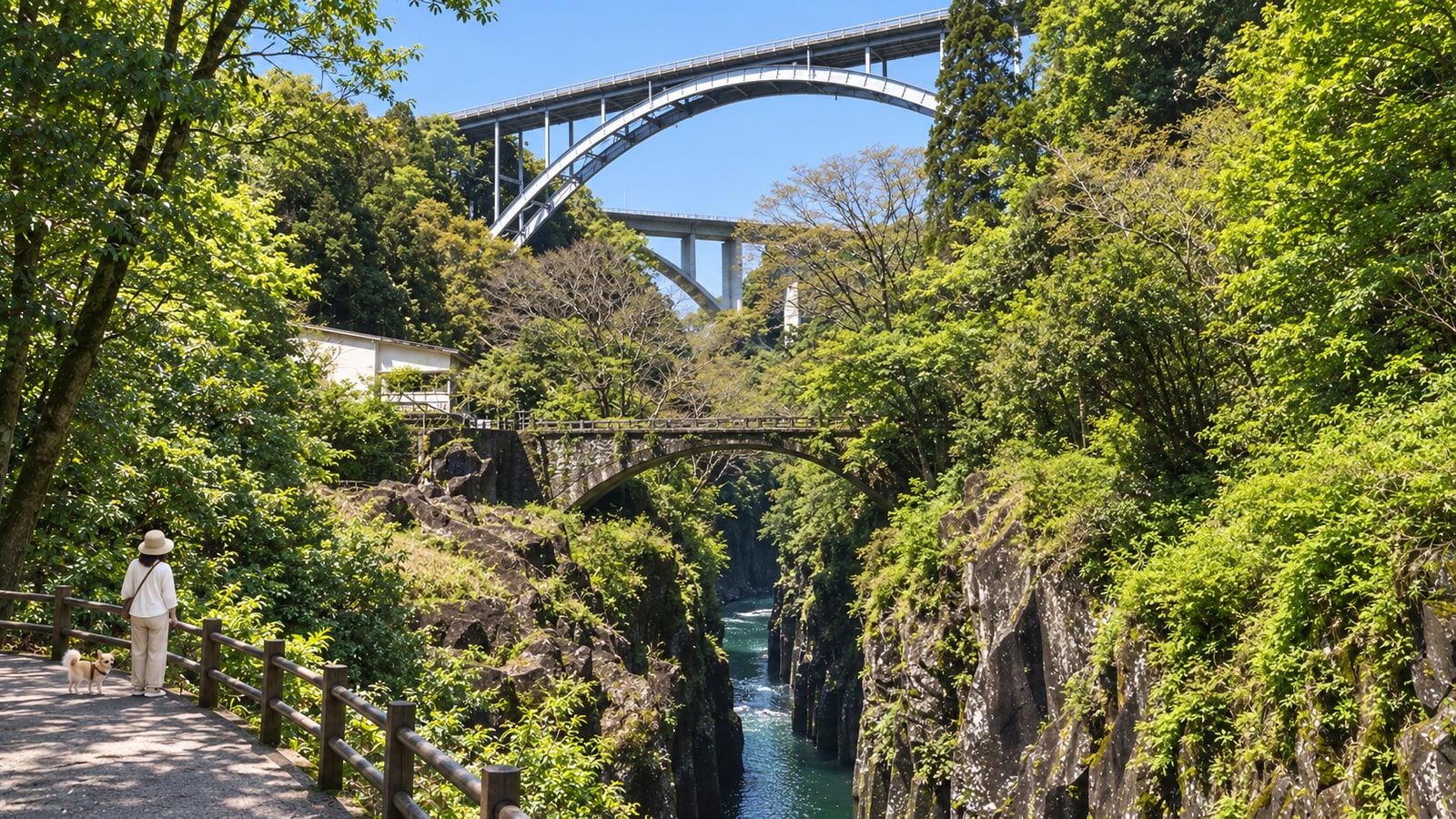 高千穂峡（御橋〜玉垂の滝 遊歩道）のAIイメージ画像2