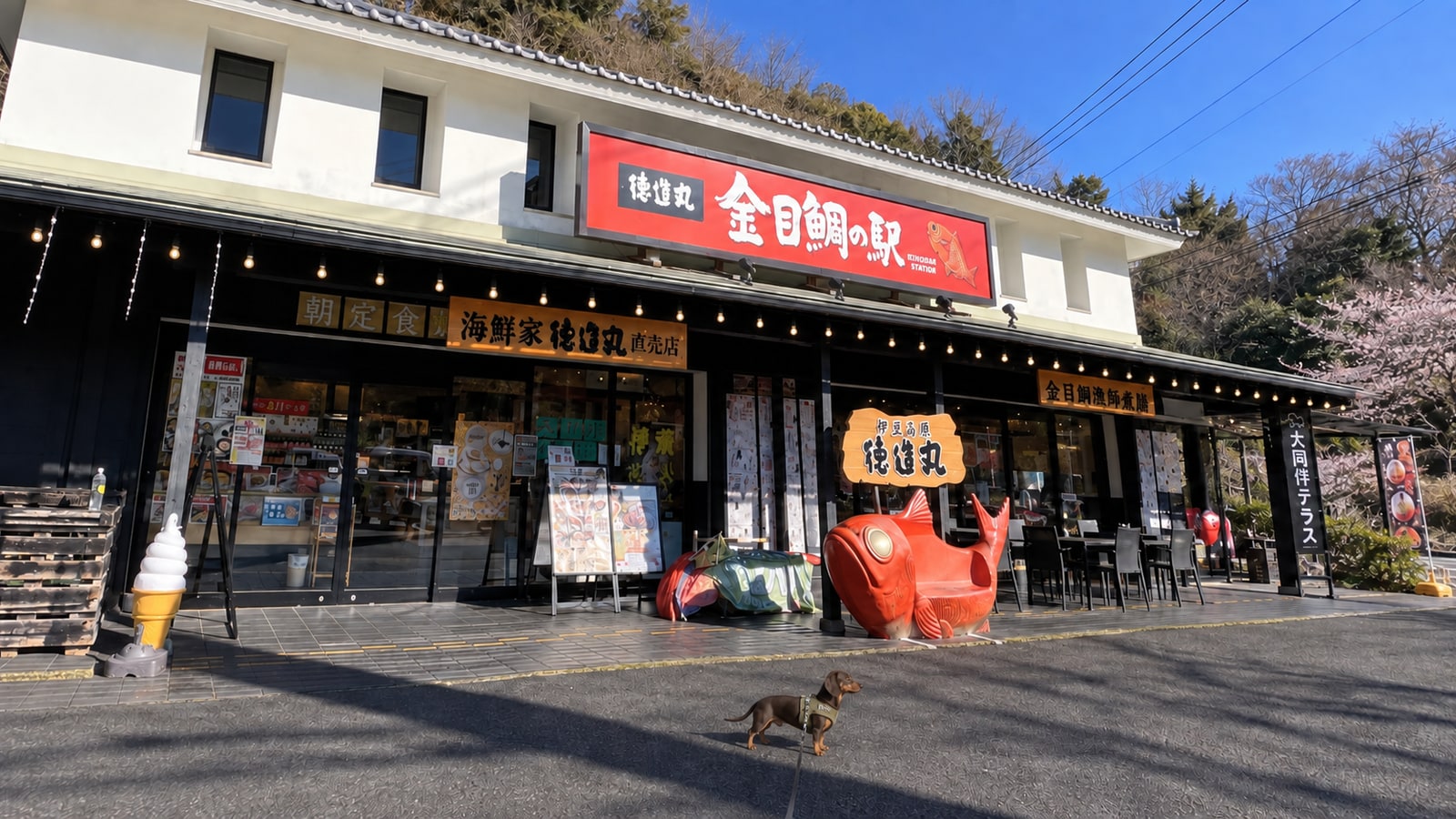 徳造丸 金目鯛の駅 伊豆高原（AIイメージ画像）