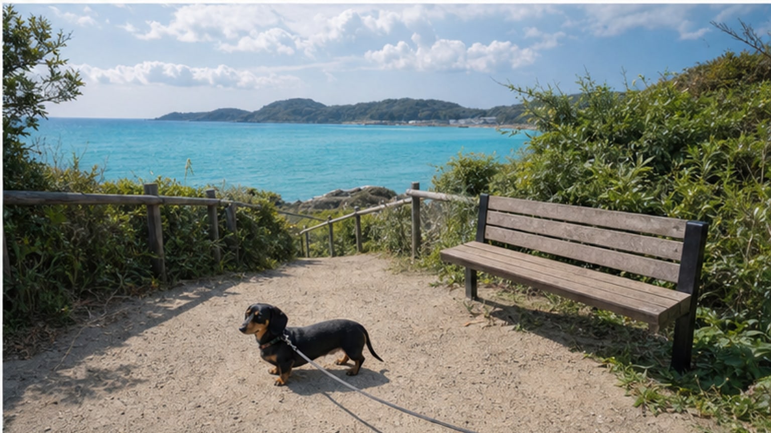 角島・しおかぜコバルトブルービーチのAIイメージ画像4