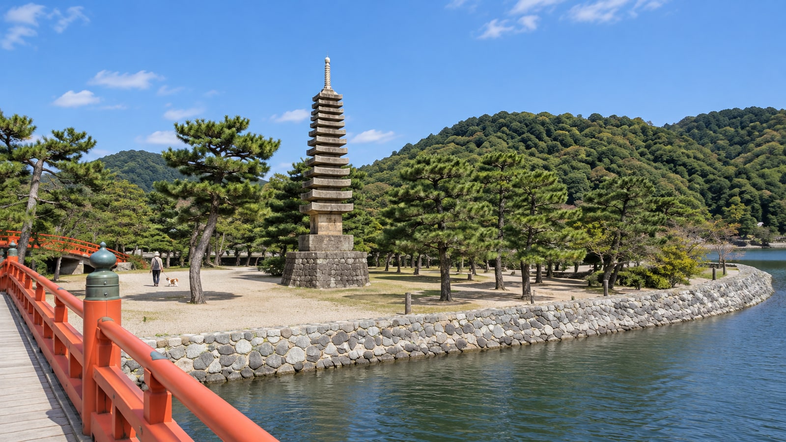 宇治公園（塔の島・橘島）（AIイメージ画像）