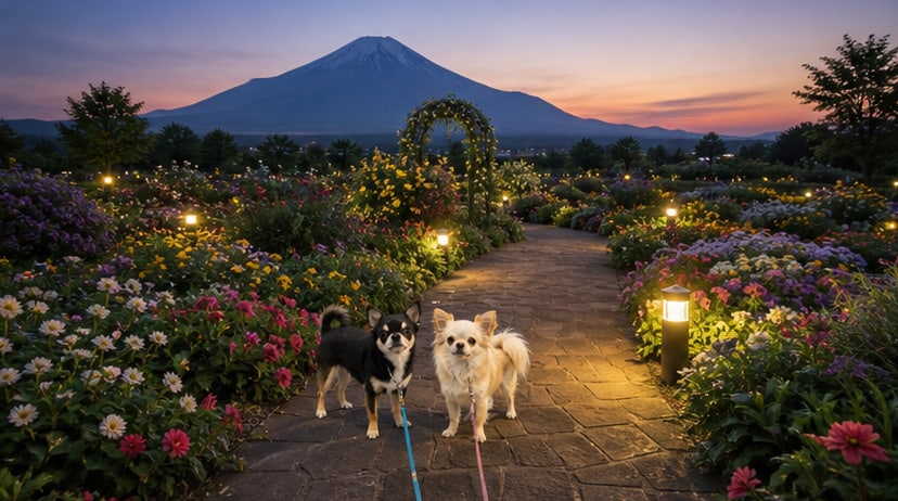 山中湖 花の都公園のAIイメージ画像4