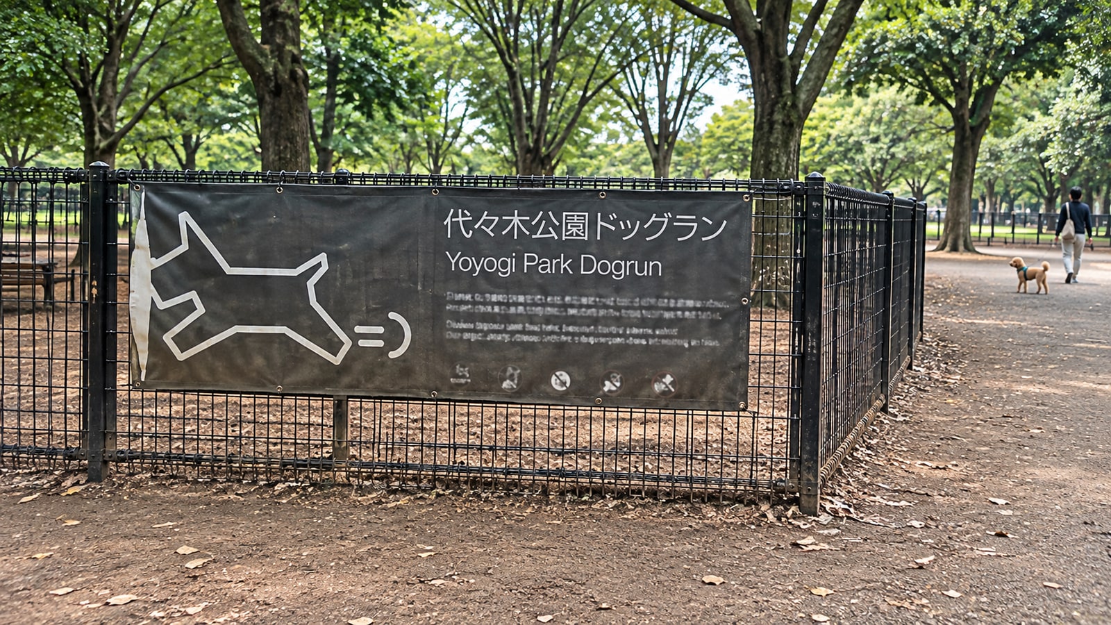 代々木公園 ドッグラン（AIイメージ画像）
