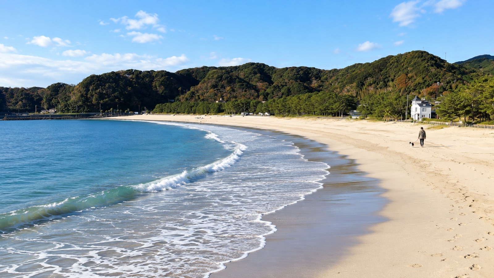 弓ヶ浜海水浴場（AIイメージ画像）